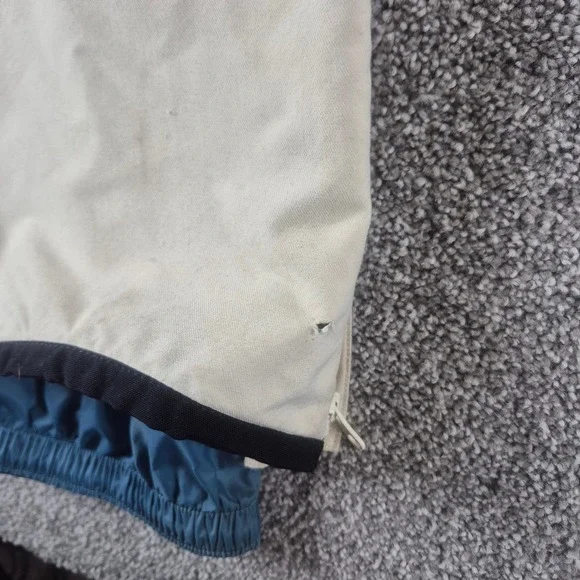 Burton Snowboard Pants Mens Small White Living Lining Reinforced Knees - Picture 10 of 14